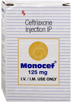 Monocef 125Mg Injection 1 Monocef 125Mg Injection 1